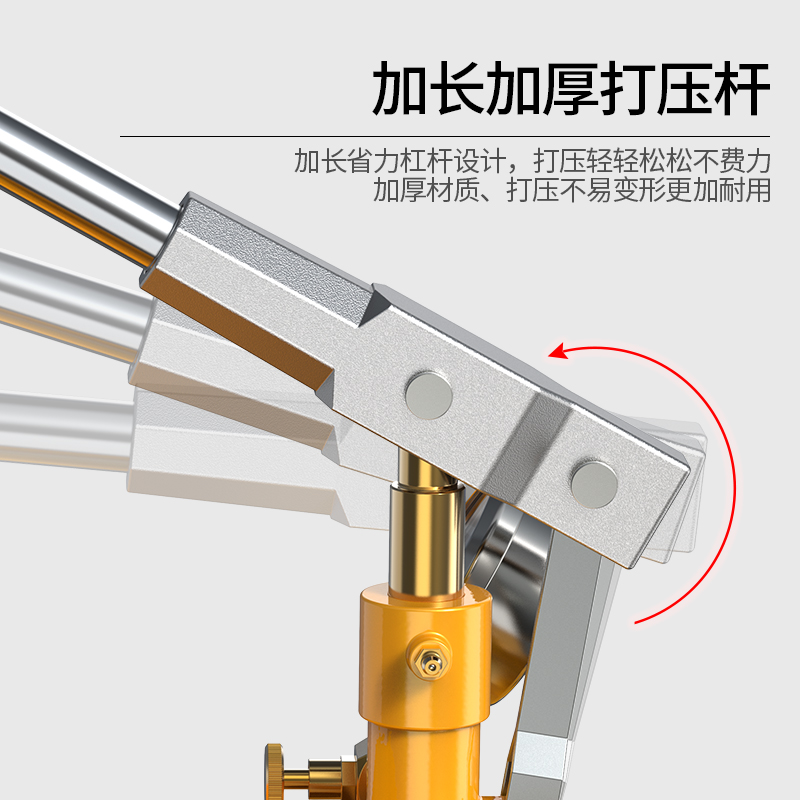 威锐特手动试压泵ppr自来水管道地暖打压机水管测压手提式压力器