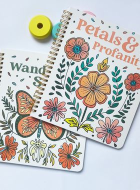 Coloring Books涂鸦着色书动漫风漫画涂色本绘画填色本解压成人绘