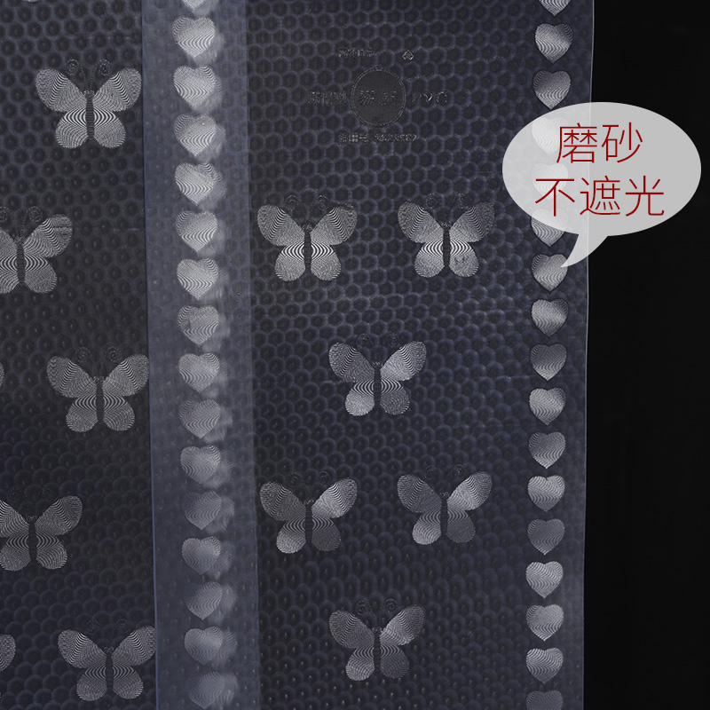 不透明磨砂塑料软门帘空调挡风防冷气隔断帘子挡油烟家用防蚊蝇