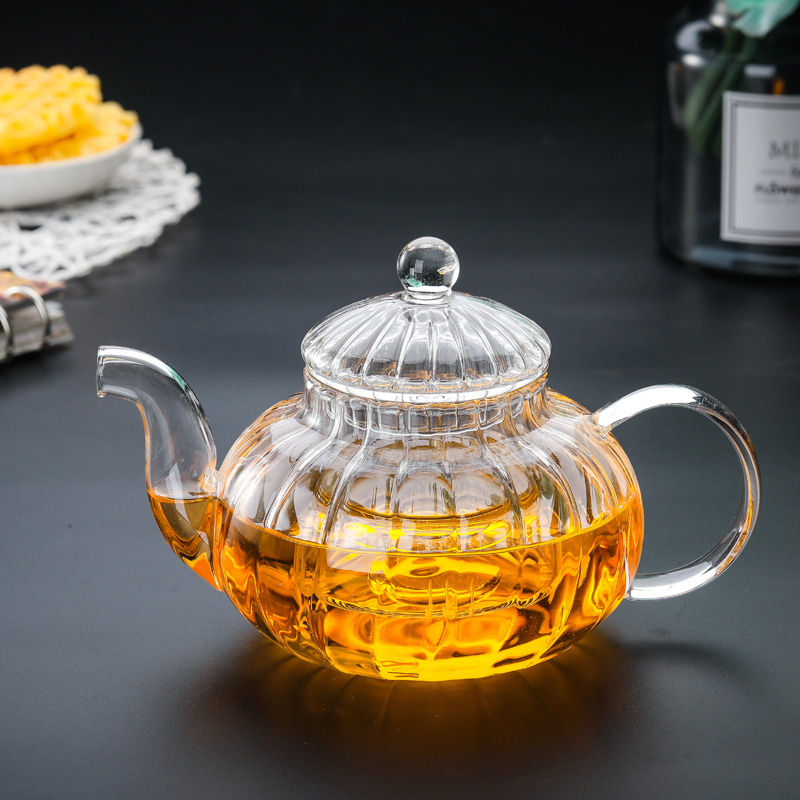 耐热玻璃茶壶过滤家用玻璃壶泡茶壶小号玻璃水壶茶具套装冲茶器