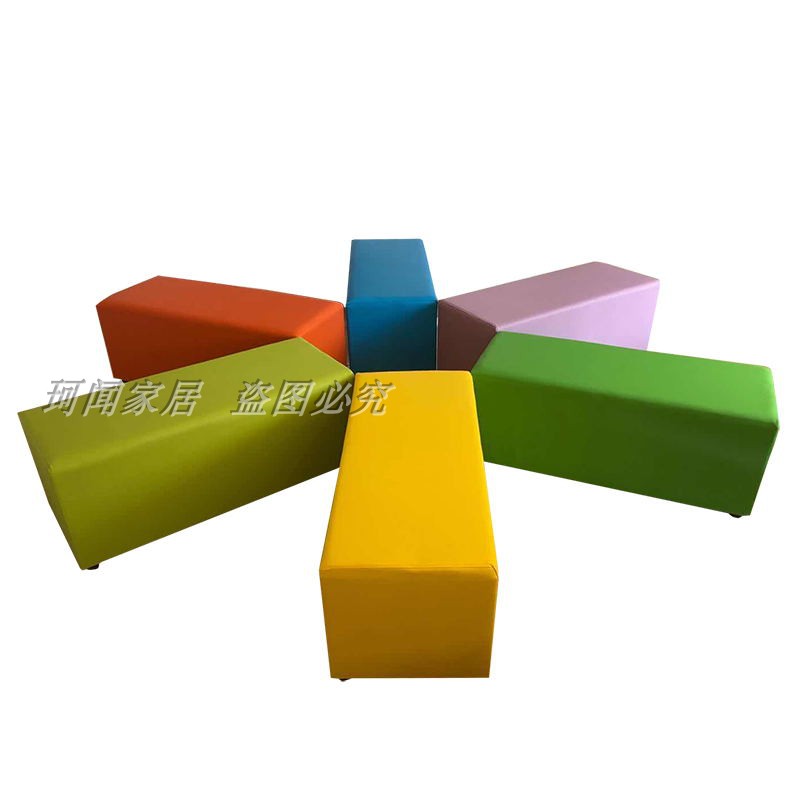 会展车展活动长条皮凳纯白色店沙发矮软包黑皮吐司秀单人面包凳子