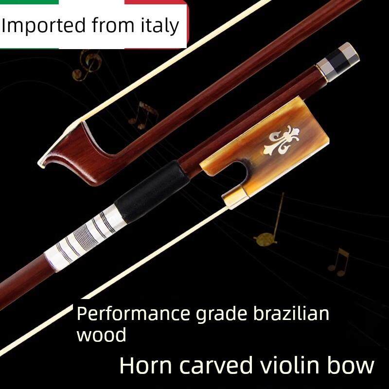 高端小提琴弓，著名演奏级巴西木内蒙古马尾弓，牛角尾库