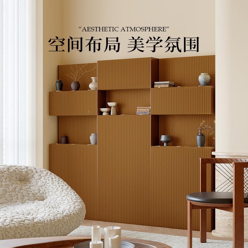 琴格纸琴格纸墙墙门棋格饰可置物展柜盘品宣陈列架店墙面美观装隔