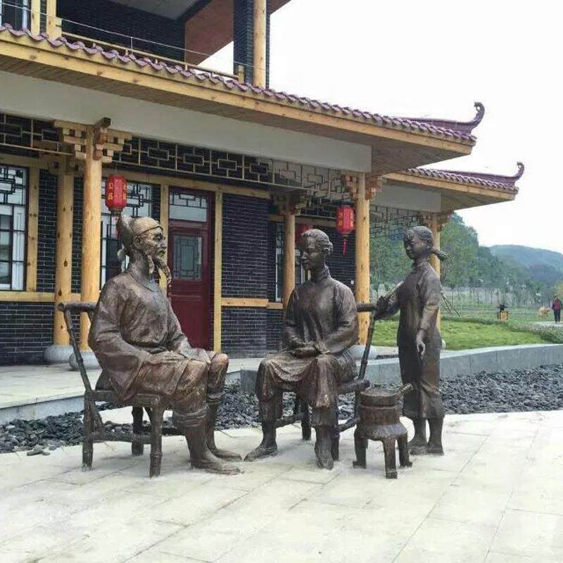 户外纯铜现代音乐人物铜雕广场拉小提琴大提琴弹钢琴乐队