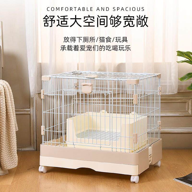 中号高品质兔笼荷兰猪笼子小宠笼子家用兔笼子猫笼猫咪别墅狗笼