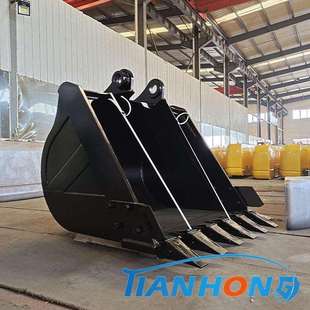 挖机挖斗采购 1.6方土方斗 济宁天鸿 三一徐工大小挖机挖斗