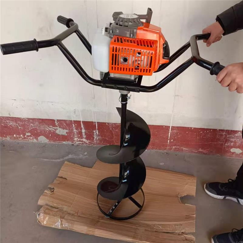 种树挖坑机地钻机果园单人栽树小型打洞钻孔机汽油钻地种植施肥