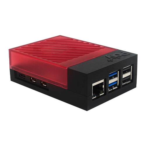 树莓派5代ABS外壳Raspberry PI 5 POLY5+壳子散热器PWM调速风扇