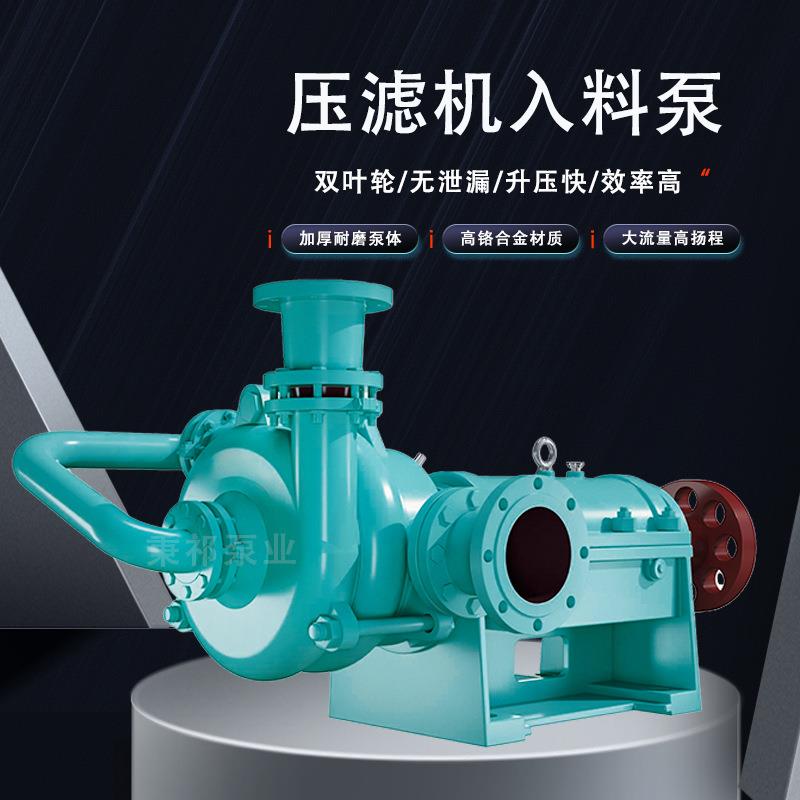 100ZJW-11压滤机入料泵入料加压杂质泵 矿用泥浆泵洗沙场抽沙泵