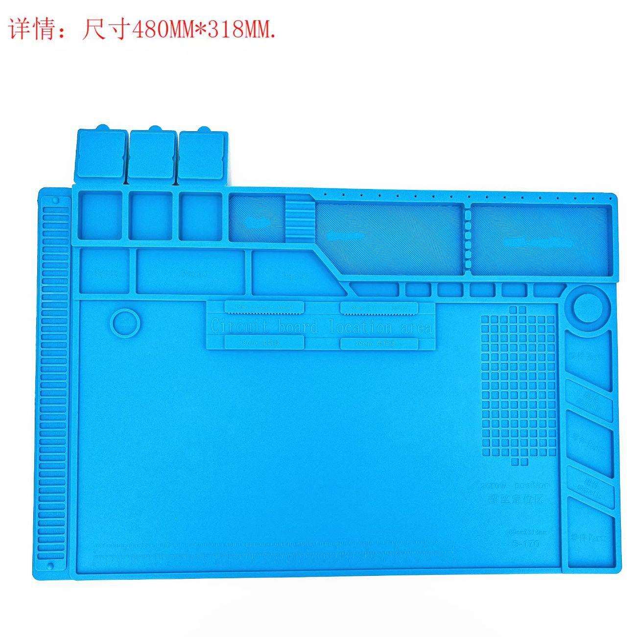 修表工具 带刻度 台面垫 工具垫 台面胶 修表工作垫 桌面胶垫