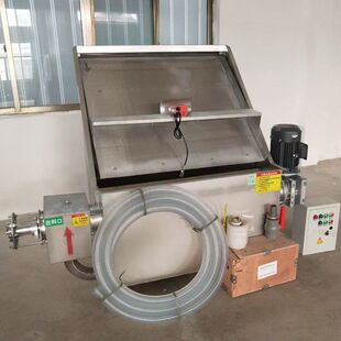 斜筛式干湿分离机 滚筒微滤肉鸡肉鸭绞肉机 纸浆固液分离设备