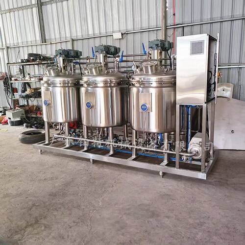 PLC全自动称量搅拌配料罐  生物制药调配罐 果汁酵素不锈钢反应釜