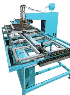 不锈钢线网手推车网片自动中频XY轴碰焊机 落地铁网格展架排焊机