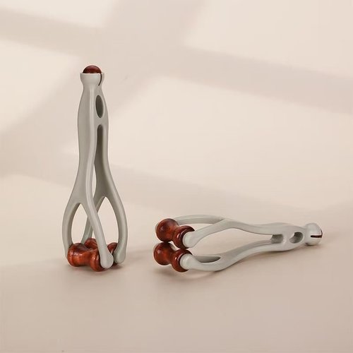 手指按摩器实木质滚轮美指舒压舒缓疲劳关节按摩器材关节放松神器