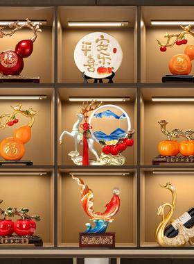 现代酒柜装饰品摆件轻奢高档客厅家居餐边电视柜入户玄关乔迁新居