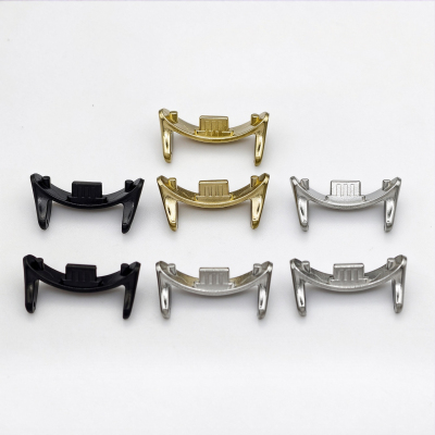 【不锈钢12MM】适用小米手环11/10/9/8表带连接器nfc陶瓷版专用金属钢带配件腕带14mm头粒黑色玫瑰金
