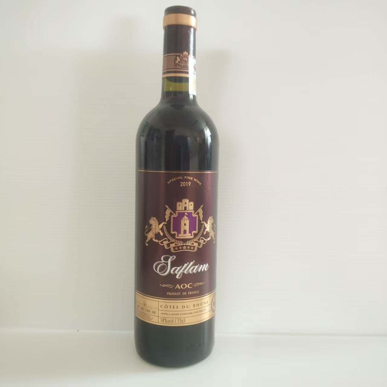 【Saflam】法国原瓶进口西夫拉姆AOC干红葡萄酒750ml