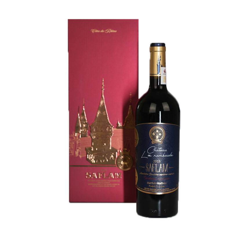 西夫拉姆超级波尔多生物动力法干红葡萄酒单支礼盒装三项大赛金奖