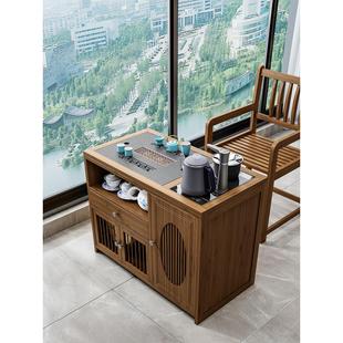 移动茶桌家用小茶台茶水柜茶车功夫茶几烧水壶一体边柜茶具套装