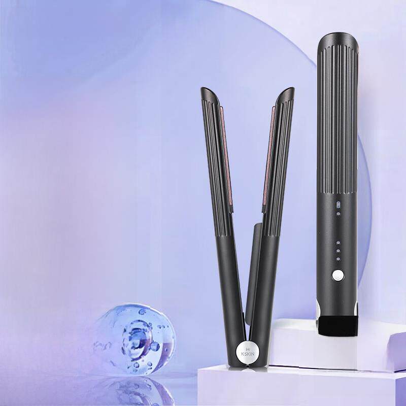 金米直板夹无线充电夹板卷发熨斗卷发和拉直两用男女小熨斗直发电