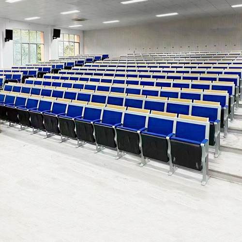 大学阶梯教室椅 会议室连排椅学校多媒体翻板课桌椅 报告厅礼堂椅