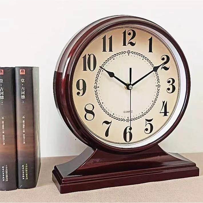 上海覆古座钟桌面摆放台式钟表欧式静音座钟客厅卧室创意石英钟,家居饰品,座钟,淘宝优惠券,粉丝福利购,淘宝优惠卷