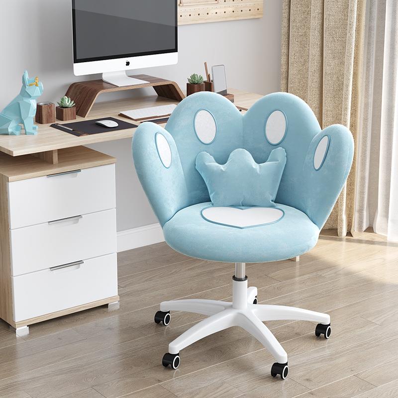 化妆椅子家用女生卧室靠背美甲花瓣椅现代简约梳妆台凳子轻奢网红