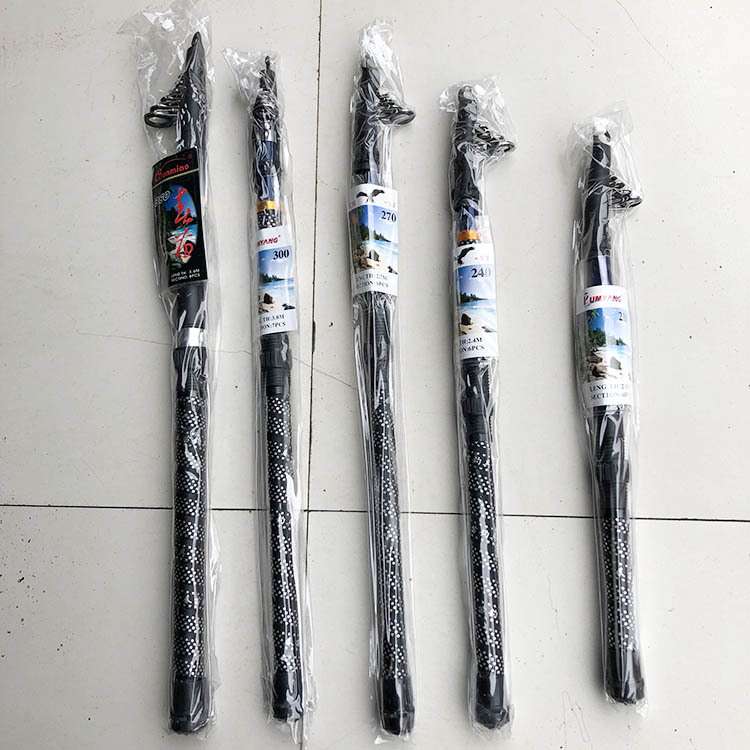 春苗海竿蓝皮玻璃钢海竿抛竿结实不易断2.1-3.6米远投杆锚杆