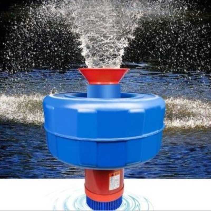 单三相铜线鱼塘增氧排灌两用浮式水泵喷涌喷水增氧机浮泵