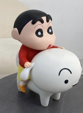 骑小白蜡笔小新手办周边潮玩卡通