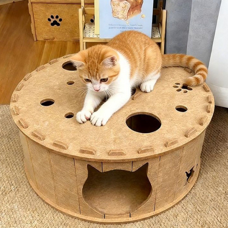 猫隧道迷宫钻洞半封闭躲避屋掏掏图片