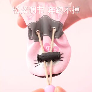 猫咪专用鞋子外穿防抓外出小猫穿的脚套猫猫袜子遛猫出门幼猫宠物
