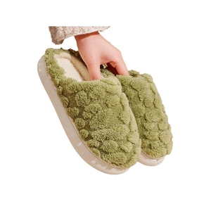 情侣秋冬棉拖鞋女百搭2025新款毛绒保暖家用室内棉拖男踩屎感防滑