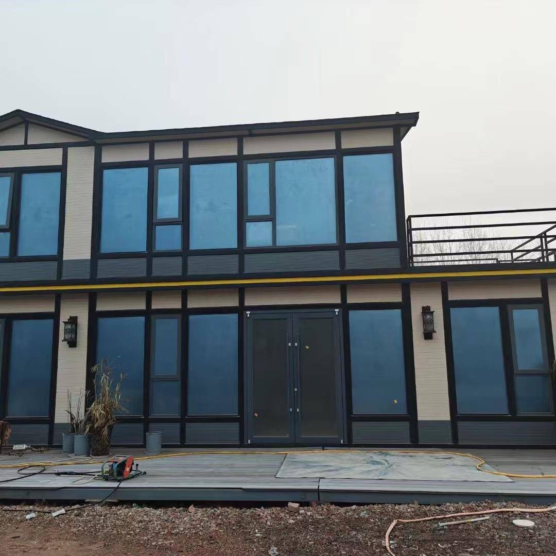 金属雕花板活动房集成房屋活动板房轻钢别墅阳光房住人简易移动房