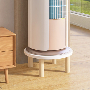 空调底座加高支架实木圆形增高台格力美的加高专用落地式垫高架子