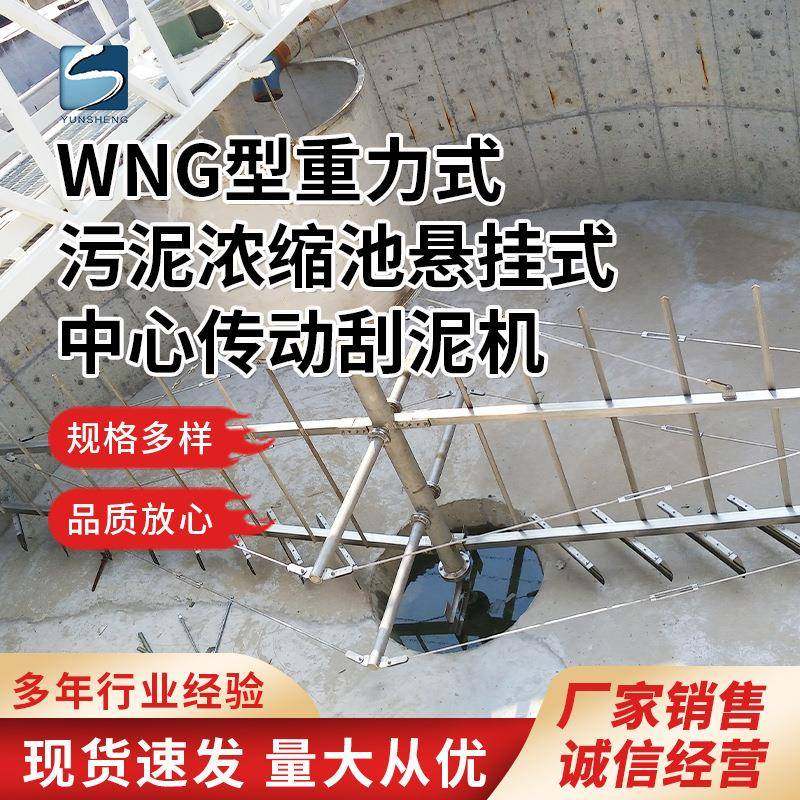 悬挂式中心传动刮泥机WNG型重力式浓缩池污泥处理全桥/半桥