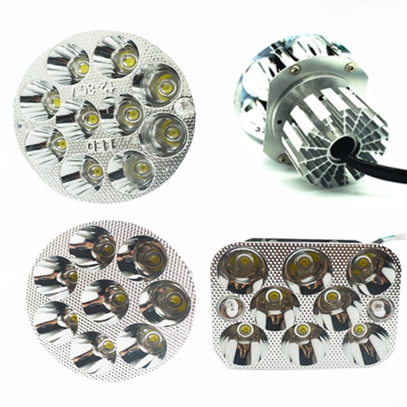 60W远近光内置电动车LED灯踏板摩托车led前大灯超亮射灯12-85