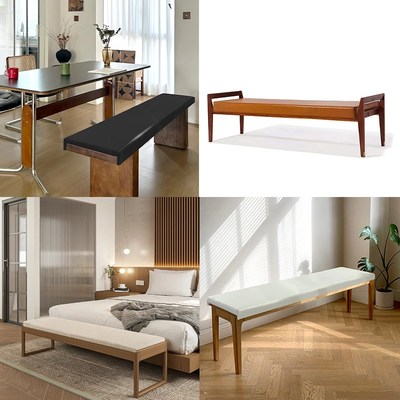 定做长条凳子软包坐垫防滑定制餐厅长凳子板凳床尾凳皮革海绵座垫