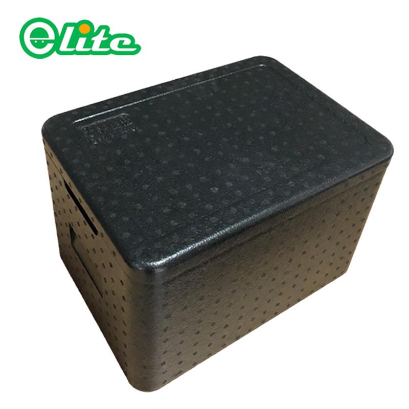 21L外送泡沫箱EPP保温箱黑色20L大樱桃海鲜冷饮保冷团膳冷炼箱