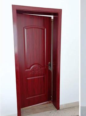 平开卧室门免漆覆合工程门室内门实木钢木门套装门烤漆门