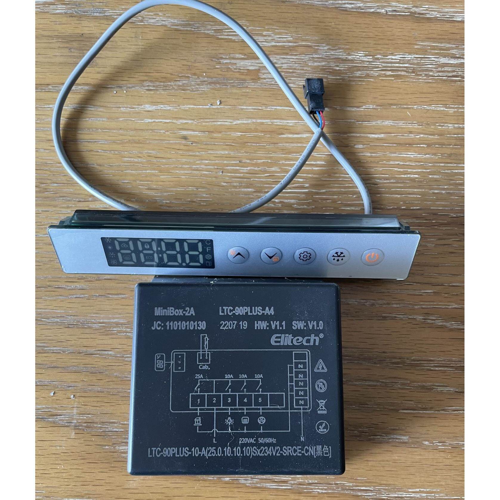 精创LTC-90plus分体式电子数显温控器风幕柜展示柜风冷温控仪正品