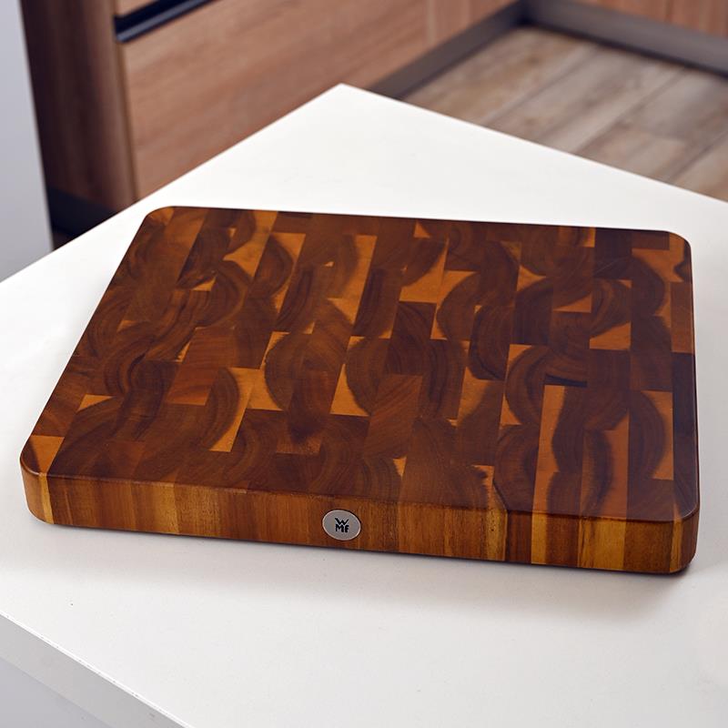 德国WMF木砧板 加厚实木砧板 长方形不粘刀切菜板 福腾宝相思木砧