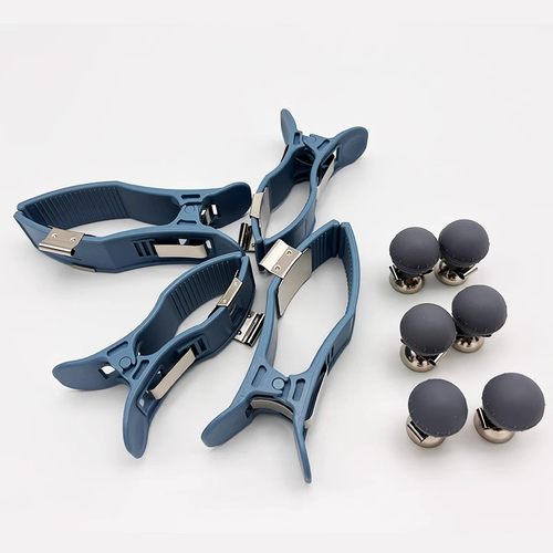 心电图机电极四肢夹成人肢体夹套装心电图机胸吸球三锐迈瑞理