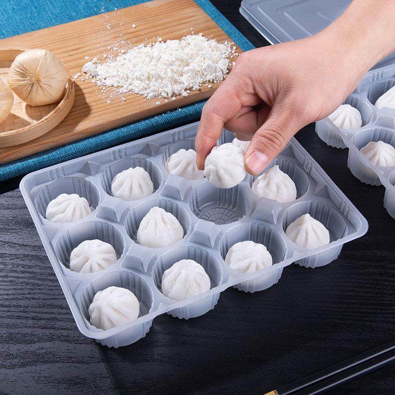 一次性小笼包专用包装盒子速冻外卖打包盒12格食品级PP材质抗冷冻,餐饮具,一次性餐盒,淘宝优惠券,粉丝福利购,淘宝优惠卷