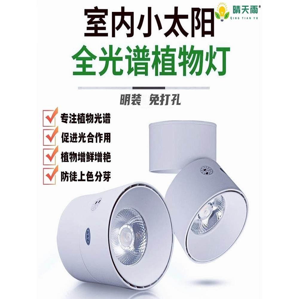 植物补光灯 家用全光谱LED仿太阳光照花卉室内光合作用生长射灯,家装灯饰光源,植物生长灯,淘宝优惠券,粉丝福利购,淘宝优惠卷