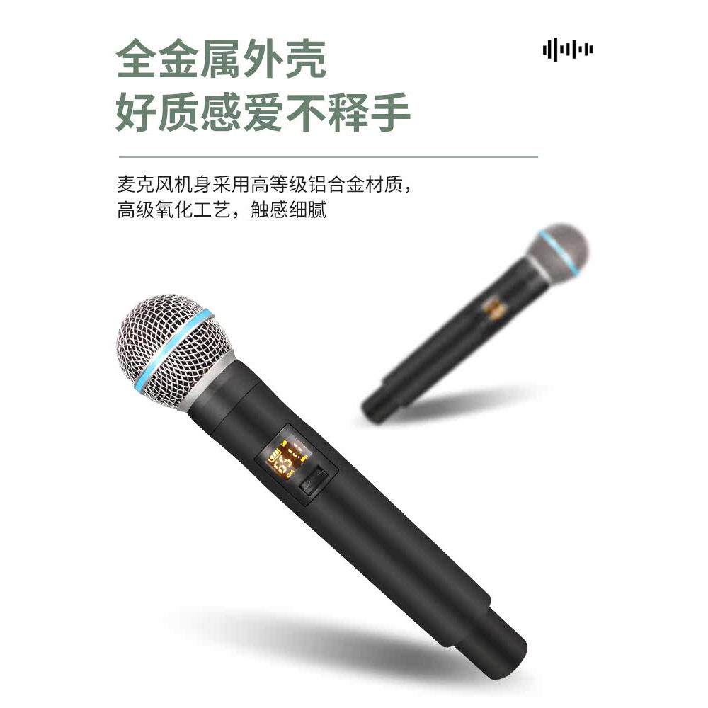 G-MARK无线话筒一拖四U段演出耳麦头戴领夹式腰包鹅颈会议麦克风