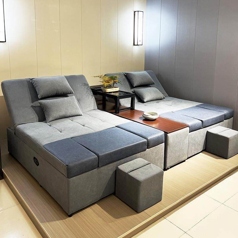 电动足疗沙发按摩床采耳洗脚一体机桑拿泡脚多功能足浴躺椅