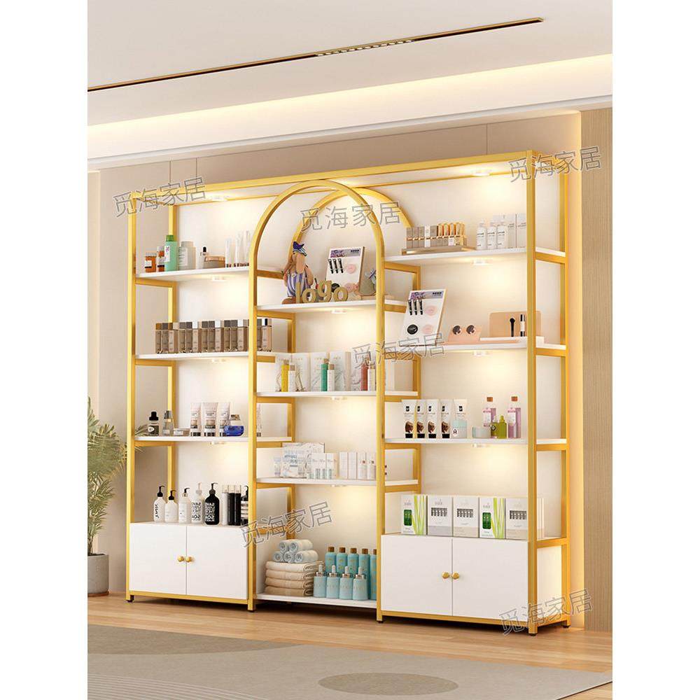 化妆品展示柜产品美容院柜子货架美甲收纳柜轻奢陈列架置物架多层,商业/办公家具,化妆品展柜,淘宝优惠券,粉丝福利购,淘宝优惠卷