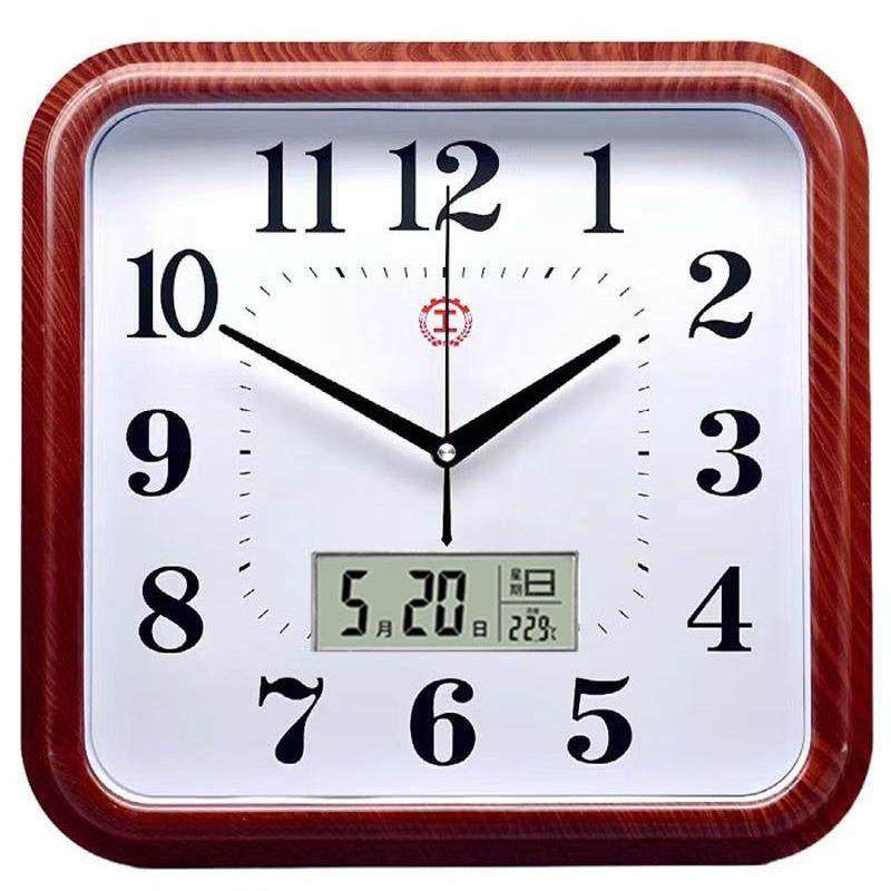 14英寸上海静音挂钟简约现代钟表客厅办公室挂墙表家用夜光石英钟,家居饰品,挂钟,淘宝优惠券,粉丝福利购,淘宝优惠卷