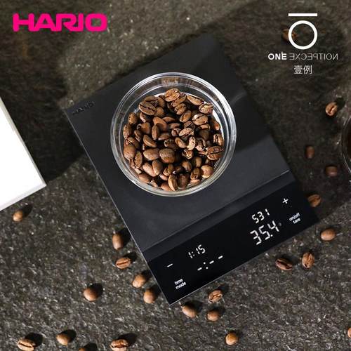 HARIO电子秤 北极星手冲咖啡豆粉称重计时水粉比家用厨房烘焙秤